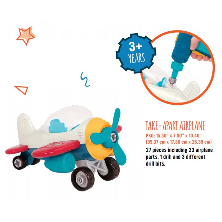 battat airplane toy