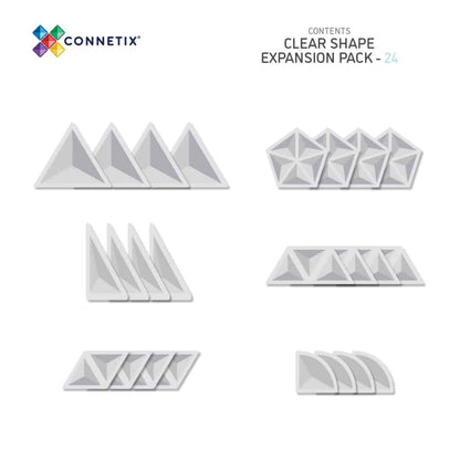 Clear Shape Expansion Pack 24 Pieces