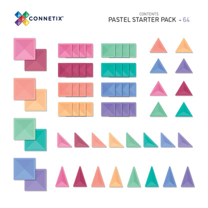 Pastel Starter Pack - 64 Pieces