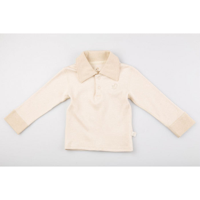 Long Sleeve Baby Top with Collar