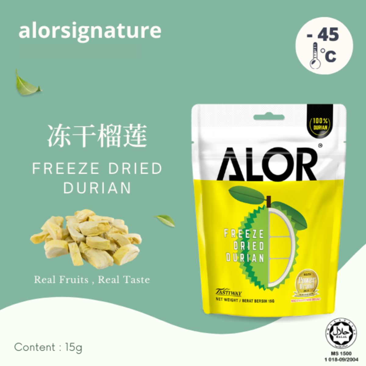 Freeze Dried Fruits - Durian