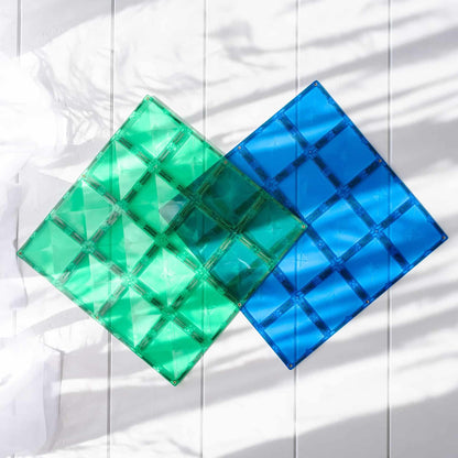 Rainbow Blue & Green Base Plate - 2 Pieces