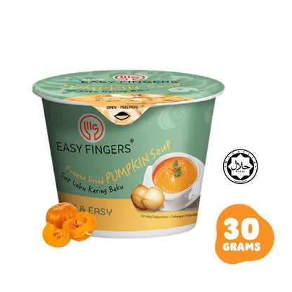 Easy Fingers Freeze Dried Instant Soup - All Flavor Bundle of 3