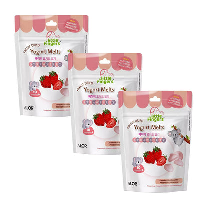 Little Fingers Freeze Dried Yogurt Melts - Strawberry