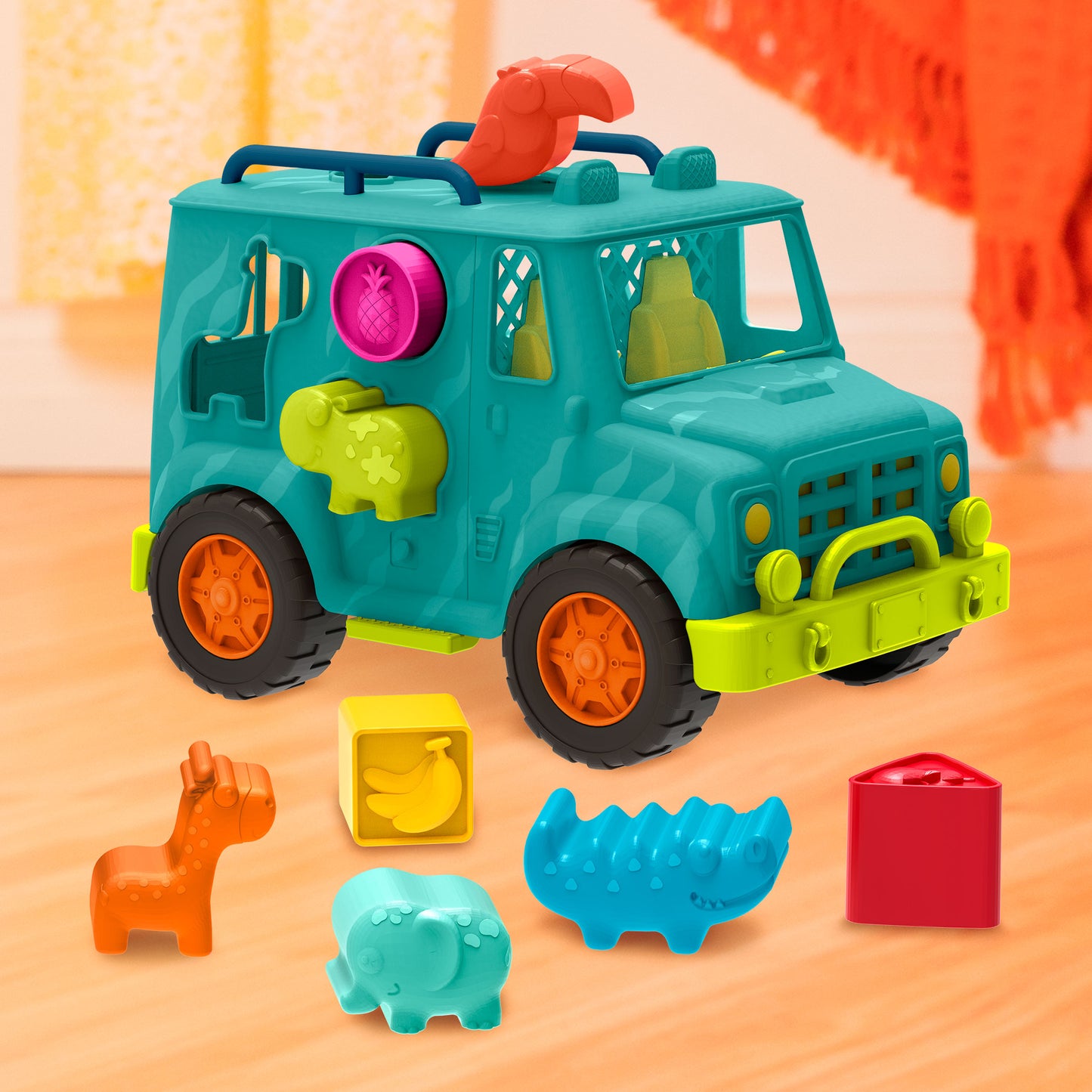 Happy Cruisers Rollin’ Animal Rescue Shape Sorter Truck