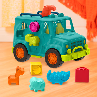 Happy Cruisers Rollin’ Animal Rescue Shape Sorter Truck