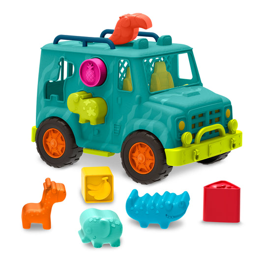 Happy Cruisers Rollin’ Animal Rescue Shape Sorter Truck