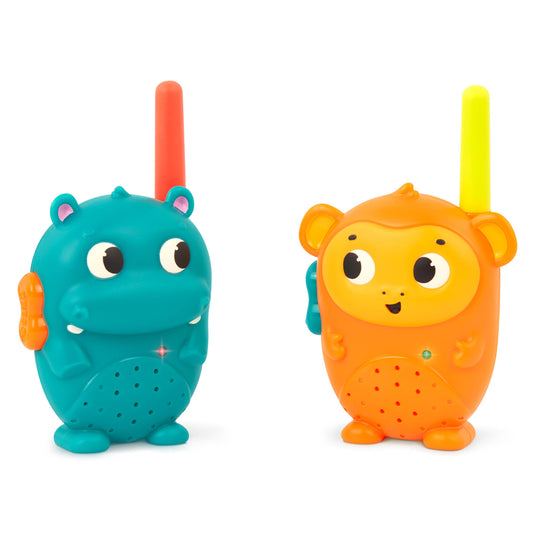 Hippo & Monkey Walkie-Talkie Set