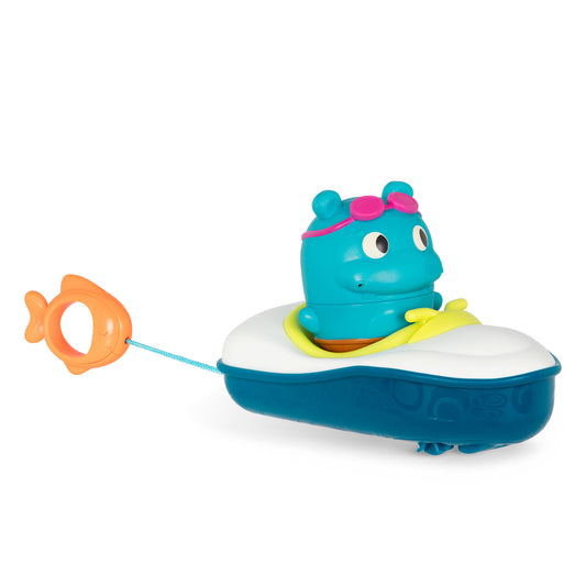 B. Squirt Toy Hippo & Pull-Back Bath Boat