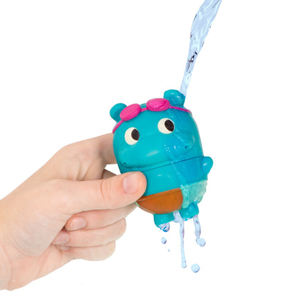 B. Squirt Toy Hippo & Pull-Back Bath Boat