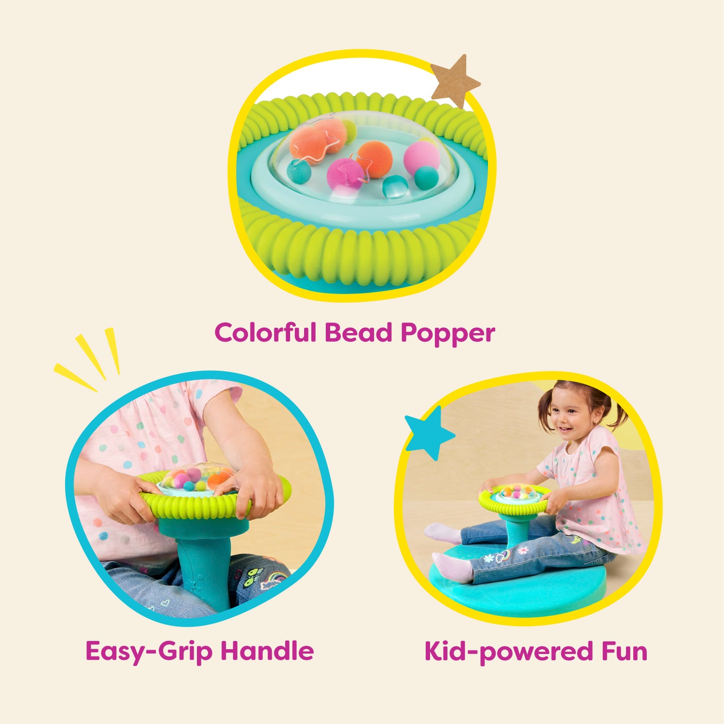 Twirly Time Spinning Activity Toy