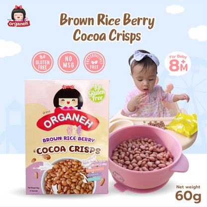 Brown Rice Berry Cocoa Crisps Healthy Baby & Kids Snacks