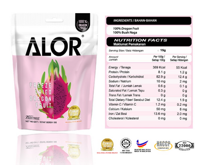 Freeze Dried Fruits - Dragon Fruit