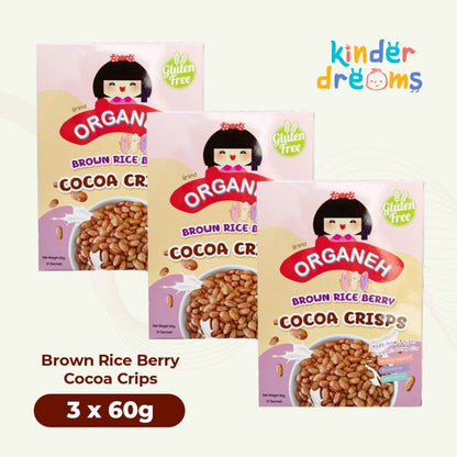 Brown Rice Berry Cocoa Crisps Healthy Baby & Kids Snacks