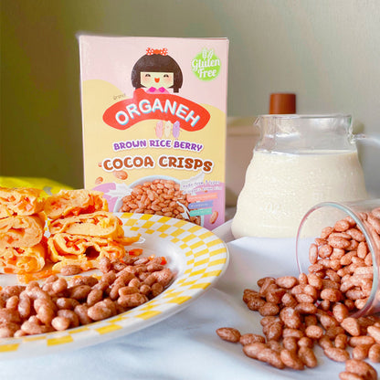 Brown Rice Berry Cocoa Crisps Healthy Baby & Kids Snacks