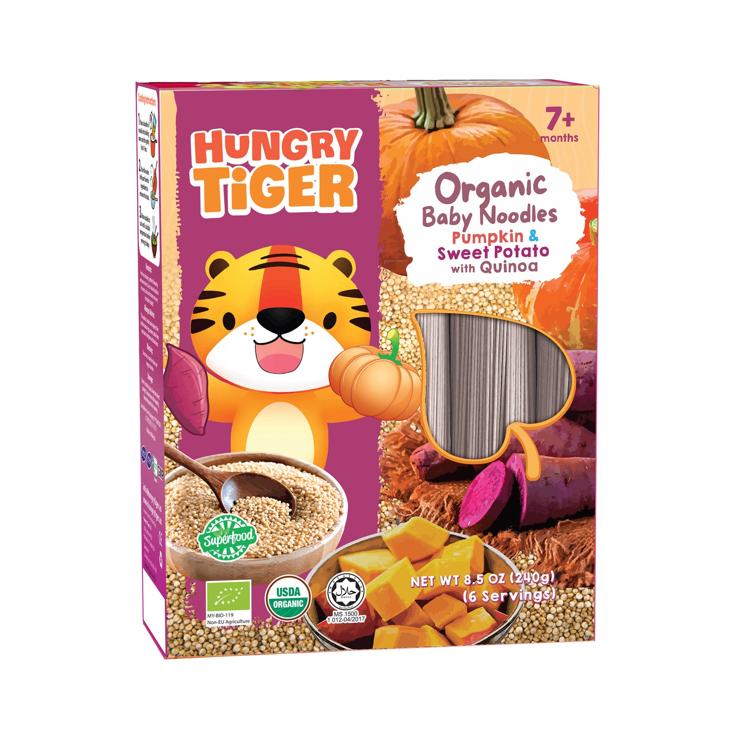 Organic Baby Noodles - Pumpkin & Sweet Potato with Quinoa