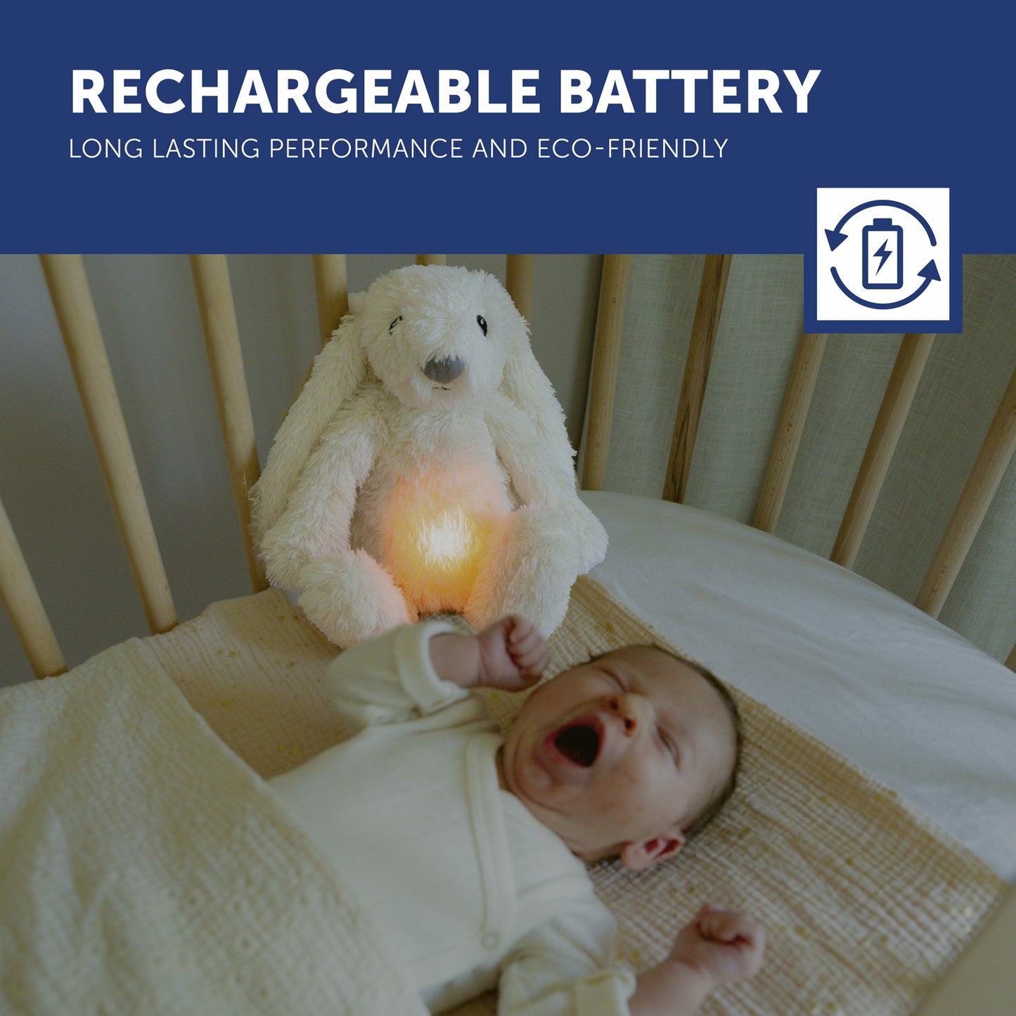 Baby Sleep Soother with Nightlight - Ro The Rabbit