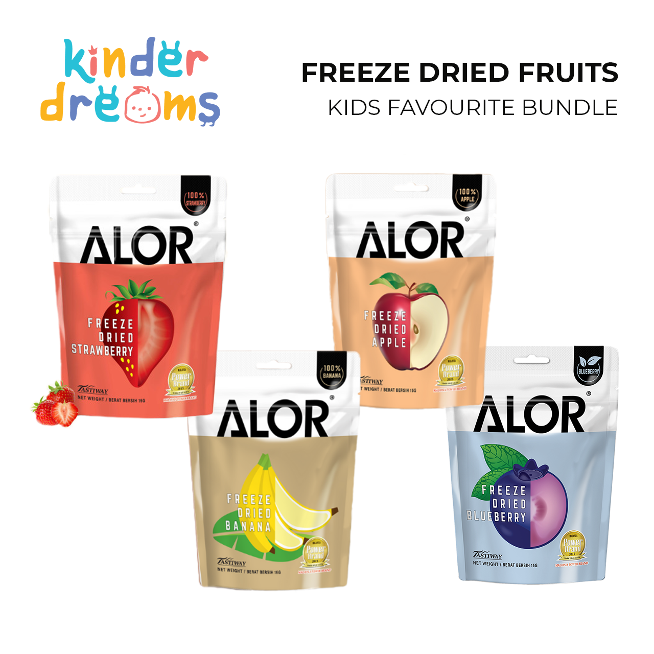 Freeze Dried Kids Favourite Fruit Snack Bundle