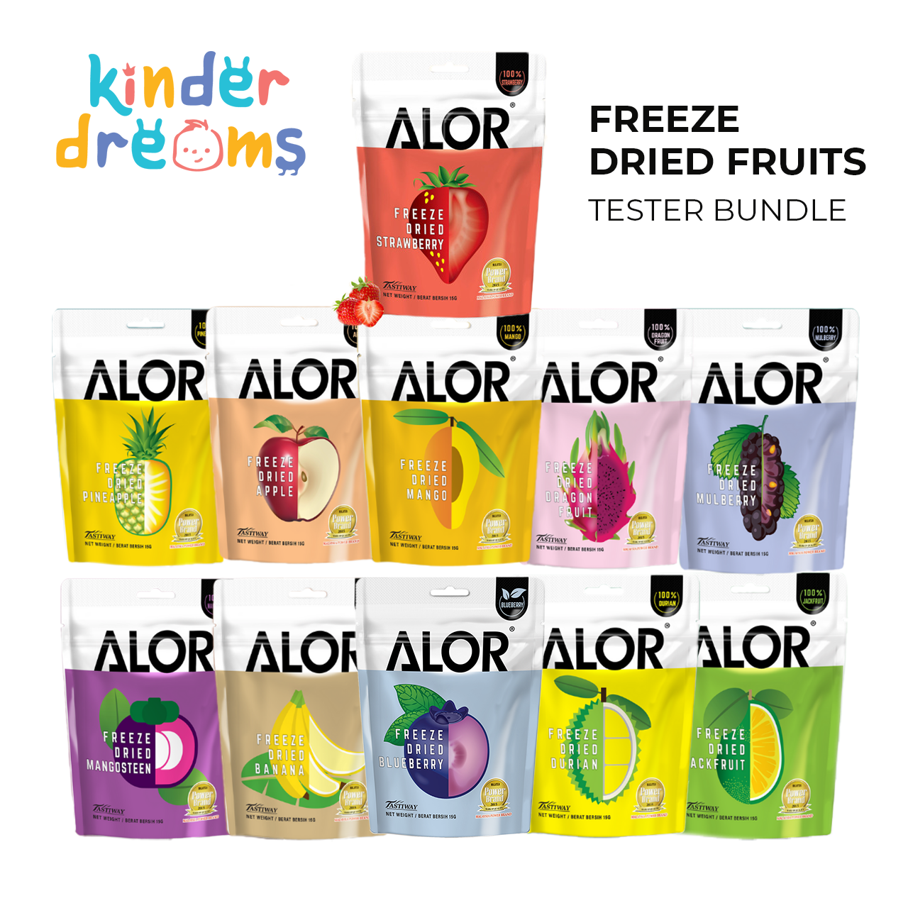 Freeze Dried Fruit Snack Tester Bundle