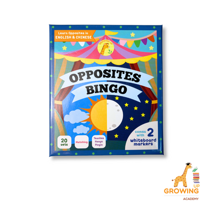 Educational Card Game – Opposite Bingo