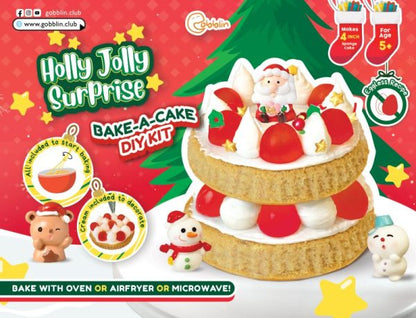 Holly Jolly Xmas Cake DIY Baking Kit