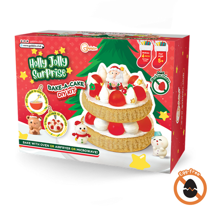 Holly Jolly Xmas Cake DIY Baking Kit