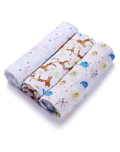 Baby Toddler Muslin Swaddle / Blanket Set - Tiger