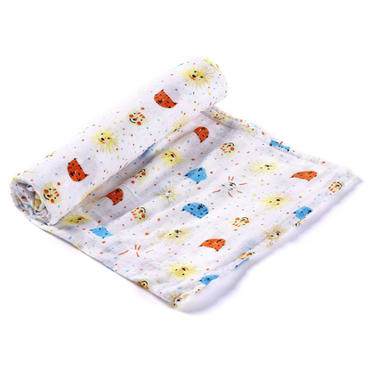 Baby Toddler Muslin Swaddle / Blanket Set - Tiger