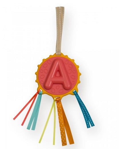 Baby Teething Teether Rattle Shaker - Letter A