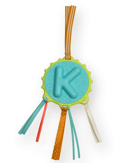 Baby Teething Teether Rattle Shaker - Letter K