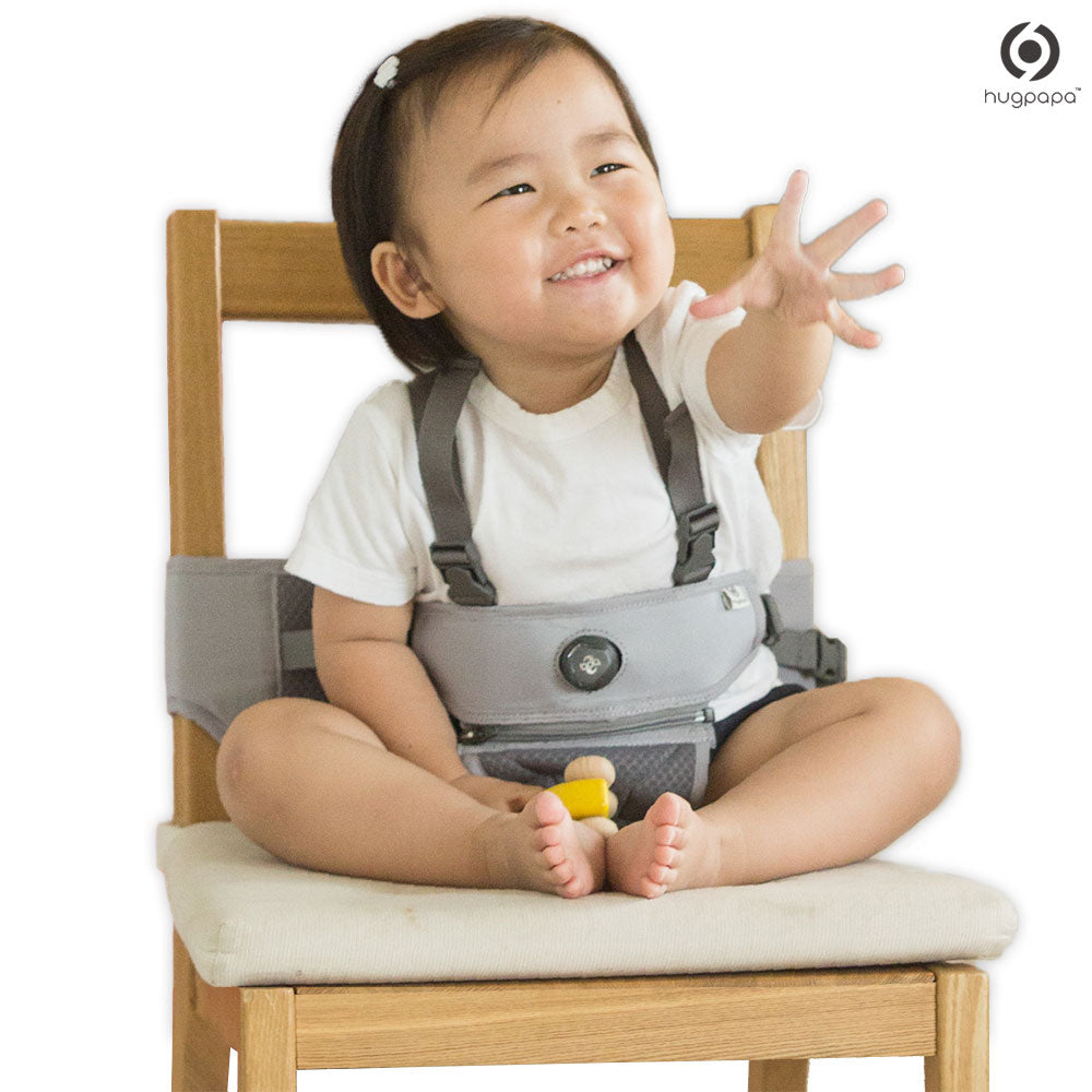 Hugpapa] Dial-Fit BOA 2 Ways Portable Baby Chair Booster and Harness