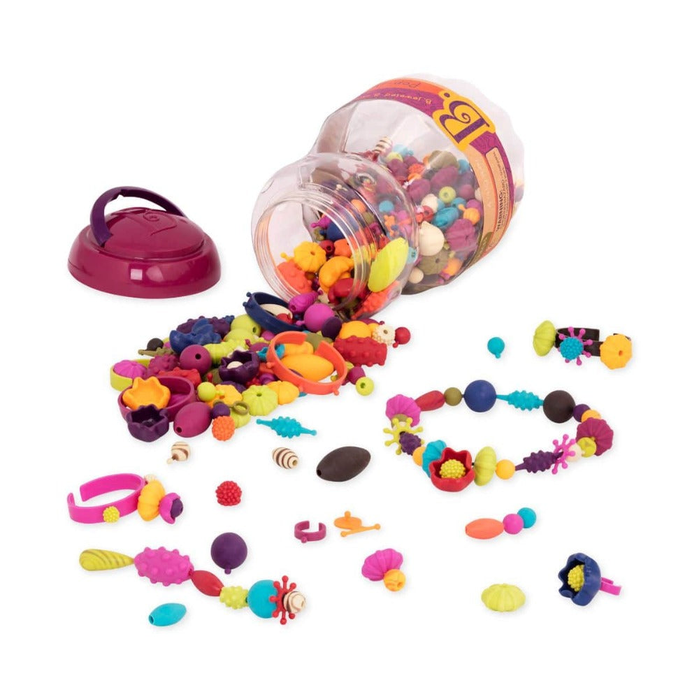 [B. Toys by Battat] Pop-Arty! Jewelry Making Kit (300/500pieces ...