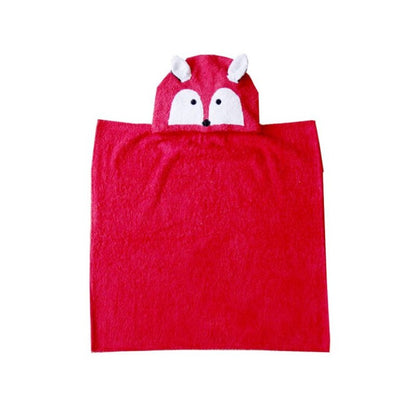 Red Fox Hooded Poncho Towel