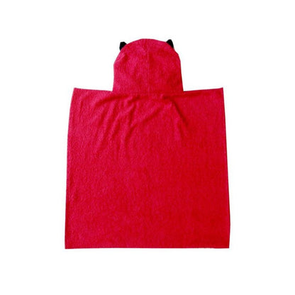 Red Fox Hooded Poncho Towel