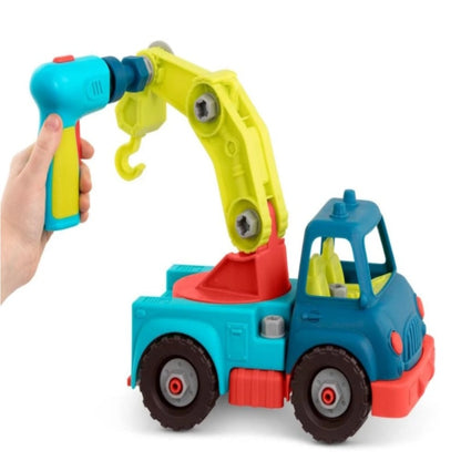 Happy Cruisers - Take-Apart Crane Toy Truck