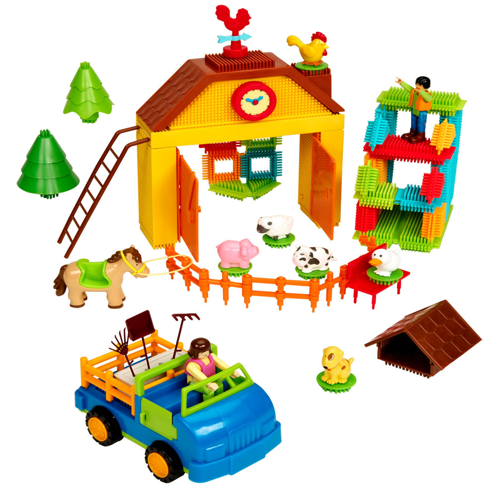 Bristle blocks farm hot sale set