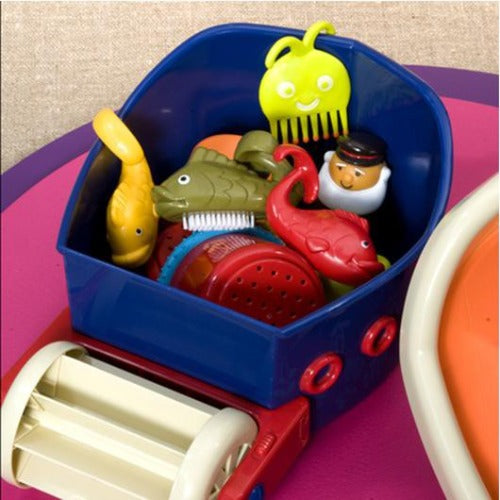 Fish and splish boat 2025 bath toy