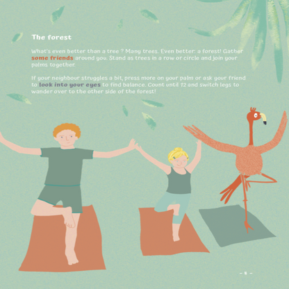 Kids Yoga Book - Volume 2: The Flamingo of Balance