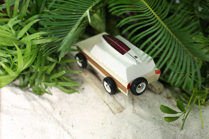 Pioneer Yucatan Wooden Toy Car with Canoe